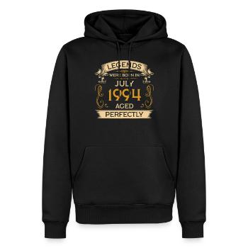 Geburtstag Legends Were Born In Juli 1994 - Männer Premium Bio Hoodie - Schwarz - Vorne - Nico (187cm)