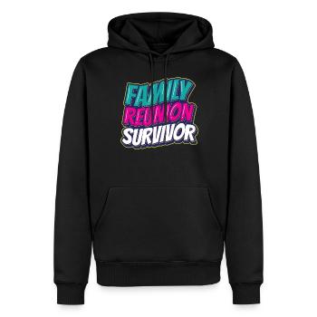 Überlebender Eines Familientreffens Familie Team - Männer Premium Bio Hoodie - Schwarz - Vorne - Nico (187cm)