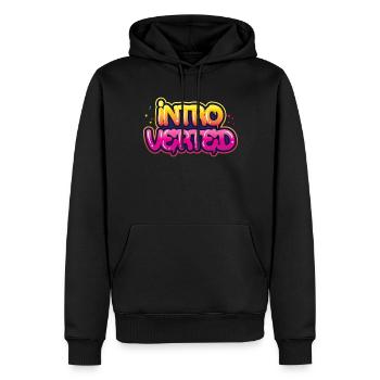Introverti Introverti Sarcasme Timide - Sweat à capuche Premium bio Homme - noir - Devant - Nico (187cm)