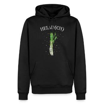 Helau Lauch Kostümersatz Karneval Fasching - Männer Premium Bio Hoodie - Schwarz - Vorne - Nico (187cm)