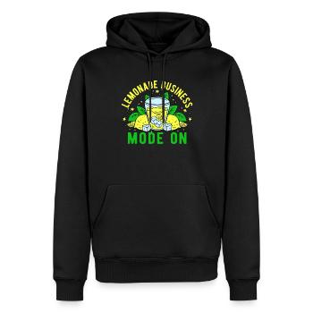 Lemonade Lemonade Stand Lemonade Vendeur - Sweat à capuche Premium bio Homme - noir - Devant - Nico (187cm)