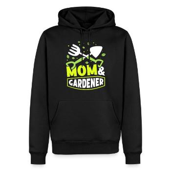 Mutter & Gärtnerin Gartenbau Garten Mama - Männer Premium Bio Hoodie - Schwarz - Vorne - Nico (187cm)