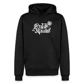 Bride Team Party Mariées Mariage - Sweat à capuche Premium bio Homme - noir - Devant - Nico (187cm)