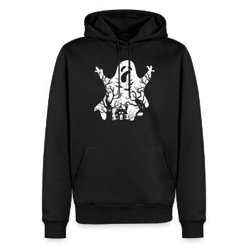Ghost Halloween Party Ghost Halloween Ghost - Männer Premium Bio Hoodie - Schwarz - Vorne - Nico (187cm)