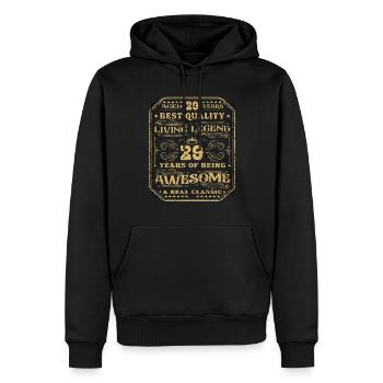 29 Geburtstag 29 Jahre Mann 29 jahre legende 29 - Männer Premium Bio Hoodie - Schwarz - Vorne - Nico (187cm)