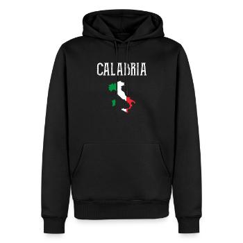 Calabria Italia Italy - Männer Premium Bio Hoodie - Schwarz - Vorne - Nico (187cm)