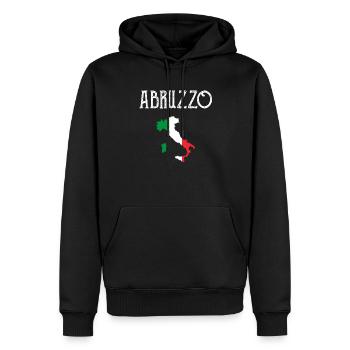 Abruzzo Italia Italy - Männer Premium Bio Hoodie - Schwarz - Vorne - Nico (187cm)
