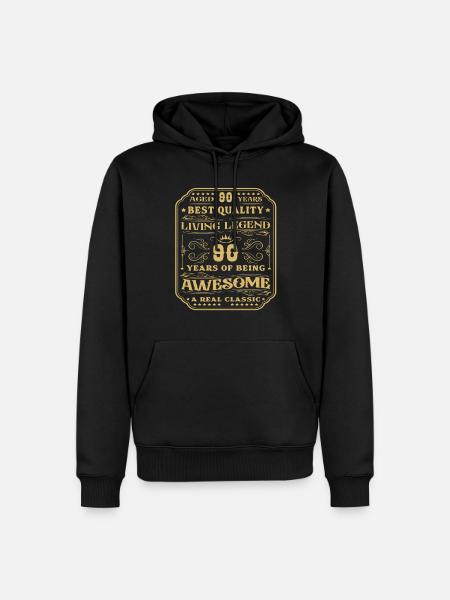 90 Geburtstag 90 Jahre Mann 90 jahre legende 90 - Ekologisk premiumluvtröja herr - svart