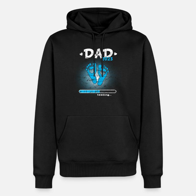 Schwangerschaft Junge Oder Mädchen 2023 - Männer Premium Bio Hoodie - Schwarz