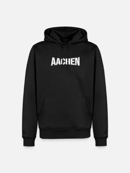 Aachen - Men’s Premium Organic Hoodie - black