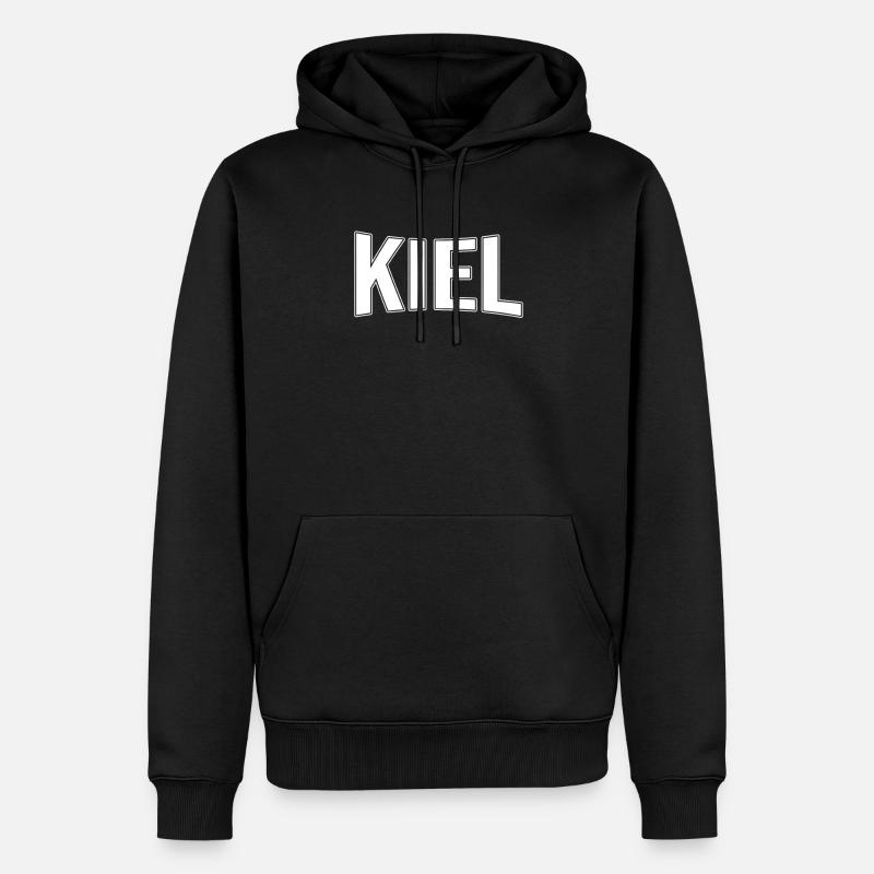 Quille - Sweat à capuche Premium bio Homme - noir