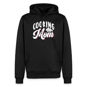 Cuisiner Maman Mère Cuisinière Cuisiner Cuisiner - Sweat à capuche Premium bio Homme - noir - Devant - Nico (187cm)