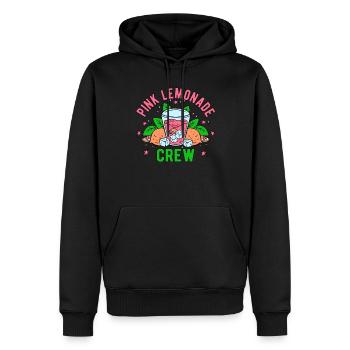 Limonadenverkäufer Lemonade Stand Fondateur et PDG - Sweat à capuche Premium bio Homme - noir - Devant - Nico (187cm)