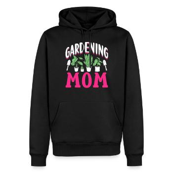 Garten Mama Gärtnerin Mutter Gartenbau - Männer Premium Bio Hoodie - Schwarz - Vorne - Nico (187cm)