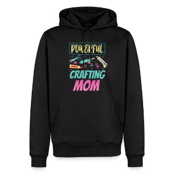 Tolle Basteln Mama Mutter Bastel Bastler - Männer Premium Bio Hoodie - Schwarz - Vorne - Nico (187cm)
