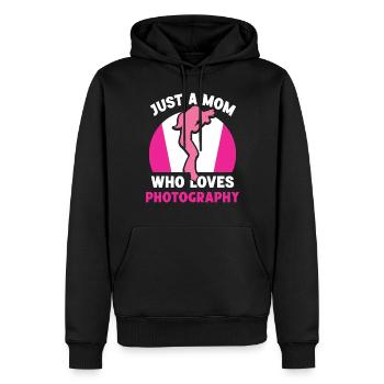Nur Eine Mutter Die Fotografie Liebt Kamera Mama - Männer Premium Bio Hoodie - Schwarz - Vorne - Nico (187cm)