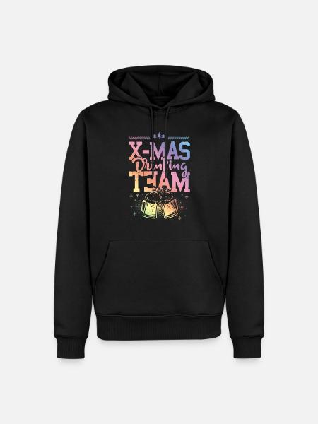 X-mas Drinking Team - Men’s Premium Organic Hoodie - black