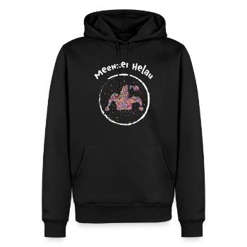 Meenz Helau Narrenkappe Karneval Mainz Fasnacht - Männer Premium Bio Hoodie - Schwarz - Vorne - Nico (187cm)