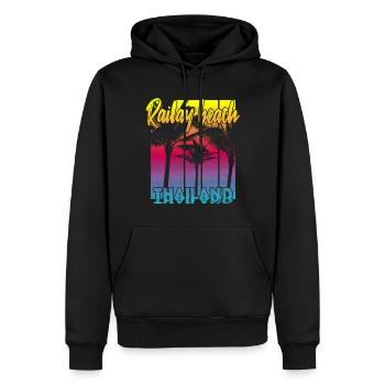 Railay Beach Thailand - Männer Premium Bio Hoodie - Schwarz - Vorne - Nico (187cm)