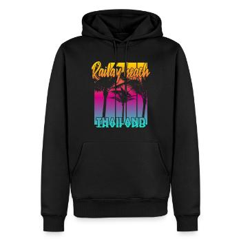 Railay Beach Thailand - Männer Premium Bio Hoodie - Schwarz - Vorne - Nico (187cm)
