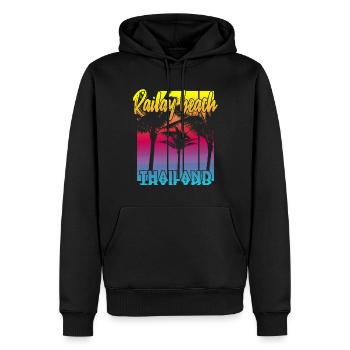 Railay Beach Thailand - Männer Premium Bio Hoodie - Schwarz - Vorne - Nico (187cm)