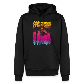 Mirissa Sri Lanka - Männer Premium Bio Hoodie - Schwarz - Vorne - Nico (187cm)