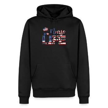 KRANKENSCHWESTER Nurse Life - Männer Premium Bio Hoodie - Schwarz - Vorne - Nico (187cm)