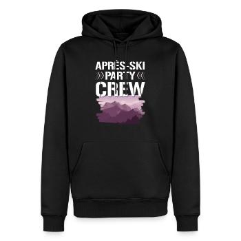 Apres SKi Party Crew - Sweat à capuche Premium bio Homme - noir - Devant - Nico (187cm)