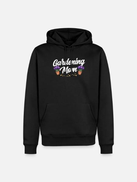 Garten Mama Gartenbau Gärtnerin Mutter - Männer Premium Bio Hoodie - Schwarz