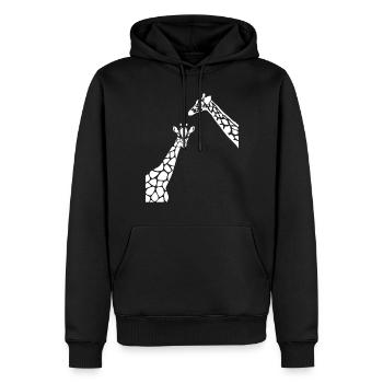 Giraffe Lover Zoo Animal Giraffes Zoo Giraffe - Men’s Premium Organic Hoodie - black - Front - Nico (187cm)
