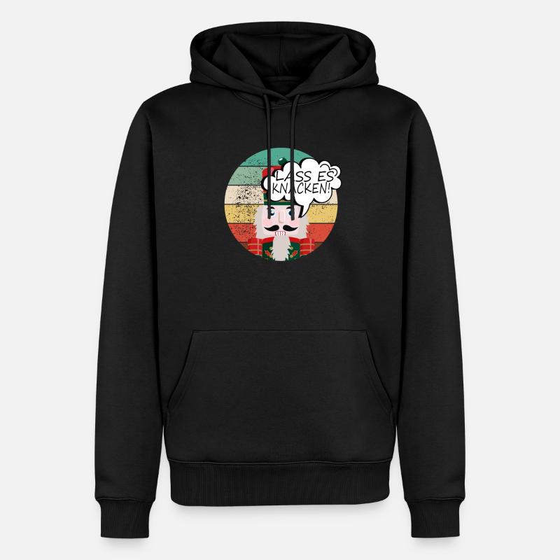 Nussknacker Weihnachten Weihnachtsgeschenk - Männer Premium Bio Hoodie - Schwarz