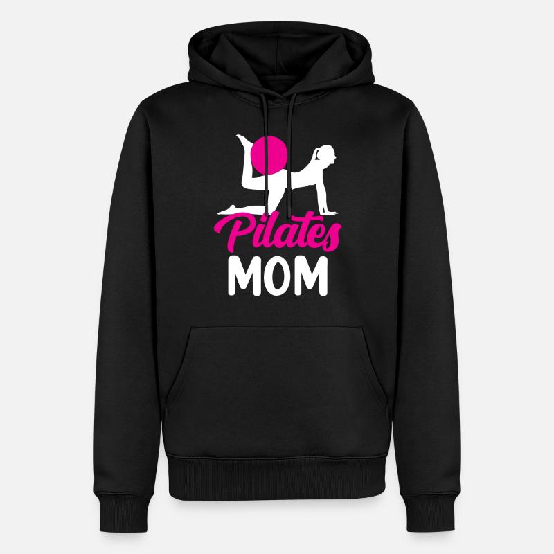 Pilates Mama Mami Mère Amante - Sweat à capuche Premium bio Homme - noir