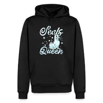 Women Girl Seals queen - Männer Premium Bio Hoodie - Schwarz - Vorne - Nico (187cm)