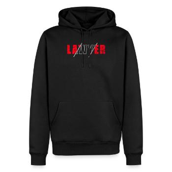 Lawyer Costume - Funny Law Student - Men’s Premium Organic Hoodie - black - Front - Nico (187cm)