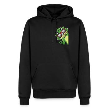 Triceratops Dinosaure Dino Boys Fille - Sweat à capuche Premium bio Homme - noir - Devant - Nico (187cm)