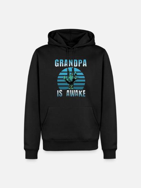 Halloween Grandpa - Men’s Premium Organic Hoodie - black