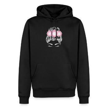 Beautiful Girl Awareness - Männer Premium Bio Hoodie - Schwarz - Vorne - Nico (187cm)