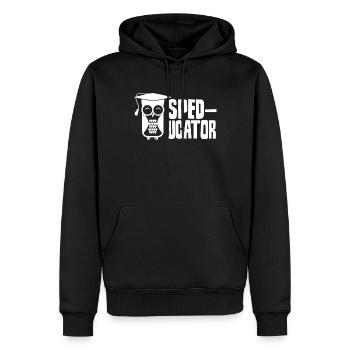 Profession d’instructeur spécialisé Éducation spécialisée Éducation spéciale - Sweat à capuche Premium bio Homme - noir - Devant - Nico (187cm)