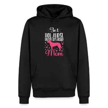 Beste Hollandse Herdershond Mama - Männer Premium Bio Hoodie - Schwarz - Vorne - Nico (187cm)