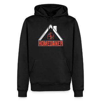 Hauseigentümer Hausherr Hausbesitzer Haus - Männer Premium Bio Hoodie - Schwarz - Vorne - Nico (187cm)