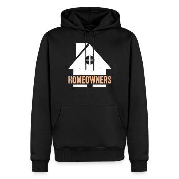 Hauseigentümer Hausbesitzer Hausherr Haus - Männer Premium Bio Hoodie - Schwarz - Vorne - Nico (187cm)