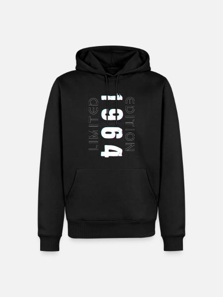 Édition Limitée Année de Naissance 1964 Cadeau Hommes - Sweat à capuche Premium bio Homme - noir