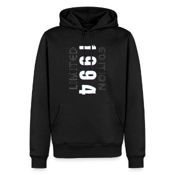 Édition Limitée Année de Naissance 1994 Cadeau Hommes - Sweat à capuche Premium bio Homme - noir - Devant - Nico (187cm)