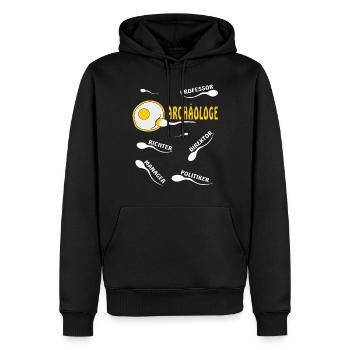 ARCHAEOLOGIST - Men’s Premium Organic Hoodie - black - Front - Nico (187cm)
