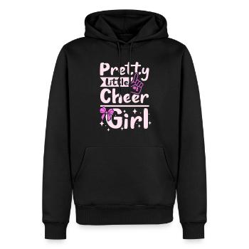 Pretty little cheer girl - Männer Premium Bio Hoodie - Schwarz - Vorne - Nico (187cm)