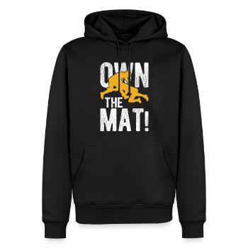 Grappling Martial Arts Wrestling - Männer Premium Bio Hoodie - Schwarz - Vorne - Nico (187cm)