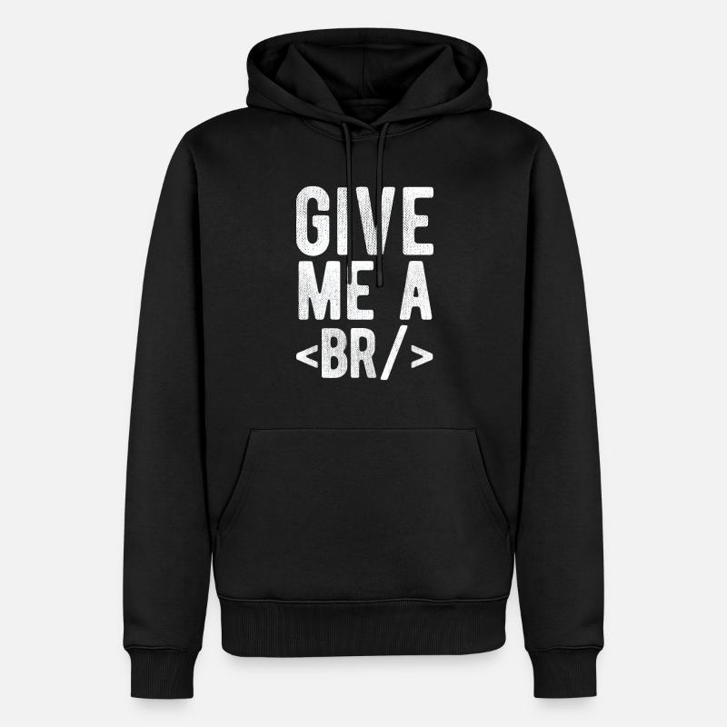 Software Ingenieur Informatiker Programmierer - Männer Premium Bio Hoodie - Schwarz
