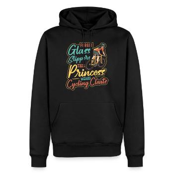 Enduro MTB Mountain Bike Riding - Männer Premium Bio Hoodie - Schwarz - Vorne - Nico (187cm)