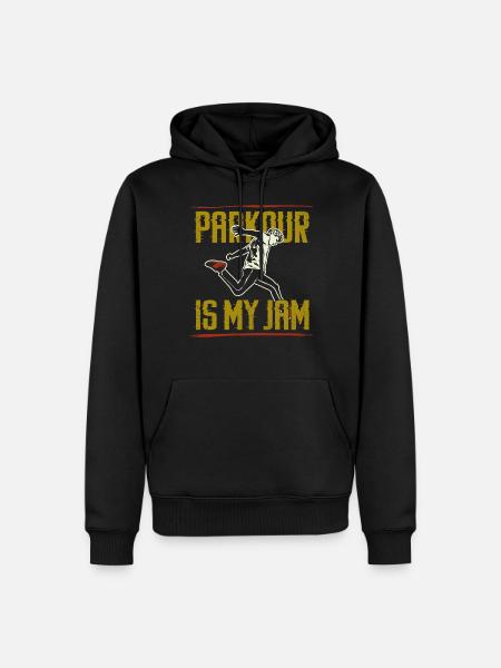 Parkour Free Running Traceur - Men’s Premium Organic Hoodie - black