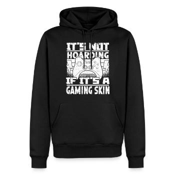 Gamer Gamer Gaming Console Video Games - Men’s Premium Organic Hoodie - black - Front - Nico (187cm)